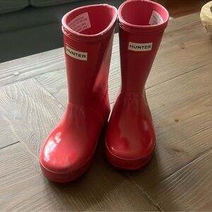 Hunter Vibrant Red Waterproof Boots